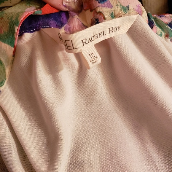 Pretty Rachel Roy off the shoulders Floral dress - Picture 2 of 4